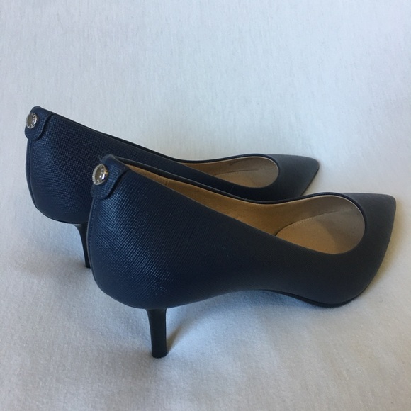 MK-Flex Pump Leather Size 7 Admiral Navy blue - Picture 4 of 7